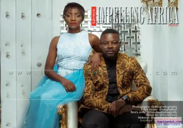 Photos: Comic Rapper, Falz And Simi, Look Like Couple In The Cover Of Impelling Africa Magazine